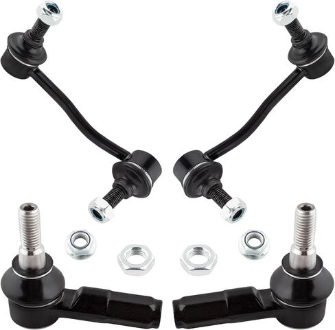 BOXI (Set of 4) Front Stabilizer Sway Bar Links and Outer Tie Rods Fit for Dodge Sprinter 2500/3500 2007 2008 2009 | for Mercedes-Benz Sprinter 2500/3500 2010-2015 | Replaces ES800419 K750276 K750277 in Saudi Arabia