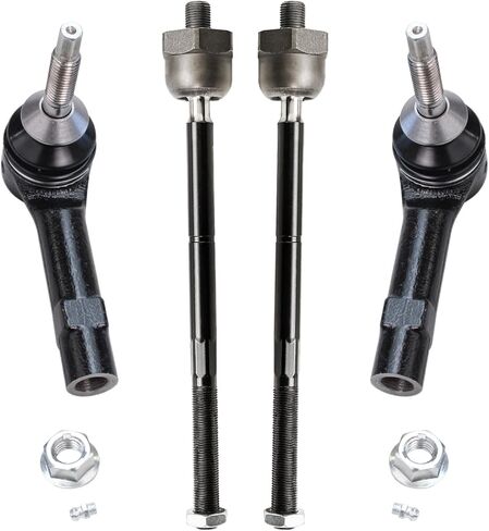 Detroit Axle - Front 4pc Tie Rods for 2003-2006 Ford Expedition Lincoln Navigator ، 4 Outer & Inner Tie Rod نهايات 2004 2005 in Saudi Arabia