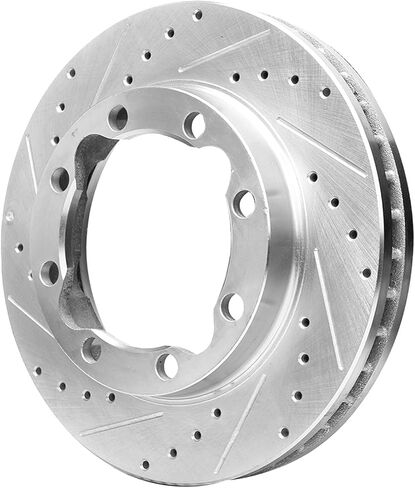 Detroit Axle - مجموعة الفرامل الأمامية لشيفروليه GMC K3500 دودج رام 2500 3500 بديل محفور ودوارات فرامل قرص محفورة in Kuwait