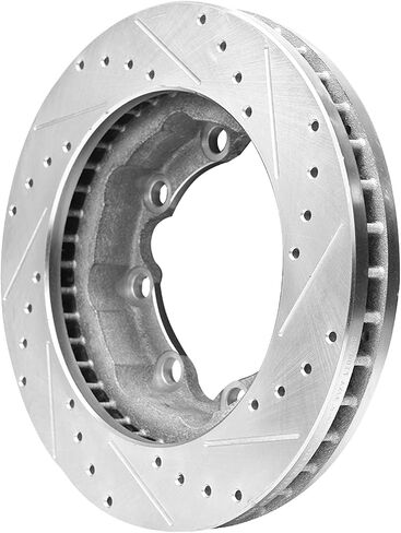 Detroit Axle - مجموعة الفرامل الأمامية لشيفروليه GMC K3500 دودج رام 2500 3500 بديل محفور ودوارات فرامل قرص محفورة in Kuwait