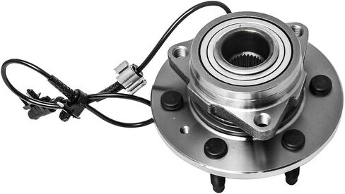 Front Wheel Hub and Bearing Assembly Left or Right Compatible Cadillac Escalade ESV EXT Chevrolet Avalanche Silverado Suburban Tahoe GMC Sierra Yukon Base XL 1500 AUQDD 515096 [ 6 Lug W/ABS AWD 4x4 ] in Saudi Arabia