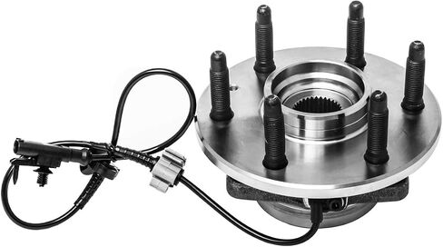 Front Wheel Hub and Bearing Assembly Left or Right Compatible Cadillac Escalade ESV EXT Chevrolet Avalanche Silverado Suburban Tahoe GMC Sierra Yukon Base XL 1500 AUQDD 515096 [ 6 Lug W/ABS AWD 4x4 ] in Saudi Arabia