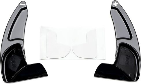 iJDMTOY Twill-Weave Carbon Fiber Pattern Style Larger Paddle Shifter Extensions Compatible with Dodge Challenger Charger Durango, Grand Cherokee, 300/300C in Saudi Arabia