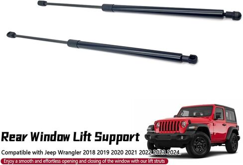 68282670AA Rear Window Lift Support Fit for Jeep Wrangler 2018-2024 Rear Trunk Lift Strut Support Gas Shock Spring 2-Pack in Kuwait