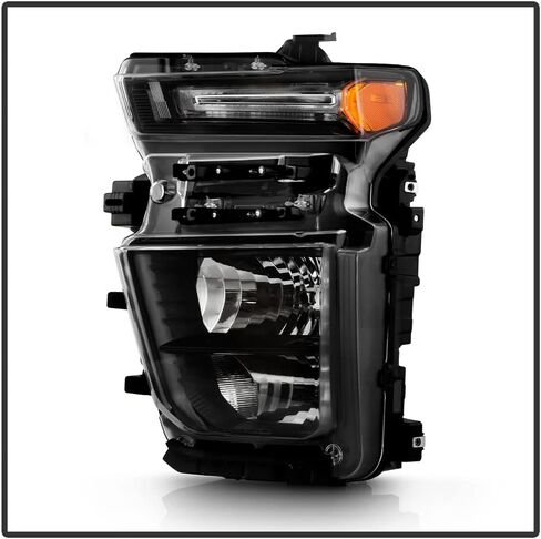 ACANII - For [Halogen Model] 2020-2023 Chevy Silverado 2500HD 3500HD Headlight Headlamp Replacement Left Driver Side in Kuwait