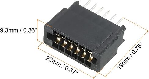 PATIKIL Card Edge Connector Black Socket Straight Connection 62 Pin 2.54mm Pitch for PCB Circuit Board, Game Console, Pack of 2 in Saudi Arabia