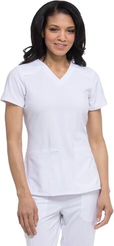 مجموعة Dickies Scrub للنساء V-Neck Top DK615 Natural Rise Natural Tapered Leg Pant-on in Saudi Arabia
