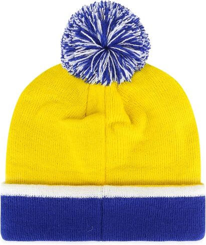 47 Houston Rockets Navy Blue Cuff Baraka Beanie Hat with Pom - NBA Fashion Cuffed Winter Knit Cap in Saudi Arabia