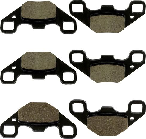 Caltric Front And Rear Brake Pads Compatible with Polaris Rzr 170 2009 2010 2011 2012 2013 2014 2015 2016 in Saudi Arabia