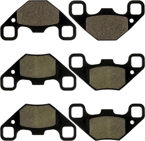 Caltric Front And Rear Brake Pads Compatible with Polaris Rzr 170 2009 2010 2011 2012 2013 2014 2015 2016 in Saudi Arabia