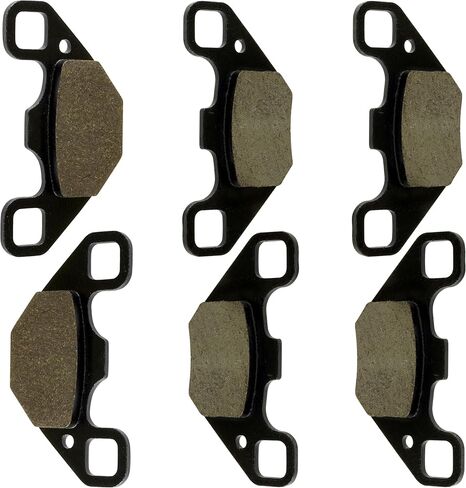 Caltric Front And Rear Brake Pads Compatible with Polaris Rzr 170 2009 2010 2011 2012 2013 2014 2015 2016 in Saudi Arabia