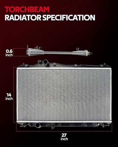 Torchbeam CU2310 مشعاعات المركبات لعام 1998-2008 Ranger 3.0L ، 1998-2011 Ranger 4.0L ، 2001-2005 Explorer Sport Trac ، 1998-2001 Explorer 4.0L ، 1998-2007 B3000 ، 2002-2003 Explorer Sport in Kuwait