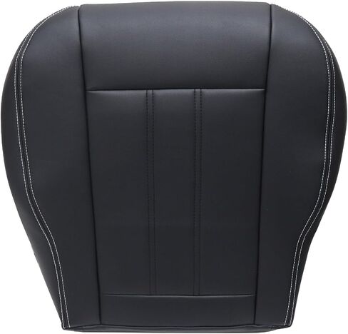 SecosAutoparts Driver Side Bottom Replacement Non-Perforated Leather Seat Cover Medium Frost Beige Tan #ALLL or MLLL Compatible with Chrysler Town & Country 2011 2012 2013 2014 2015 2016 in Saudi Arabia