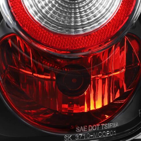 Akkon-للفترة 2002-2006 Mini Cooper Hatchback 2005-2008 Mini-Cooper Cownrodibles Lack Tail Lights زوج in Saudi Arabia