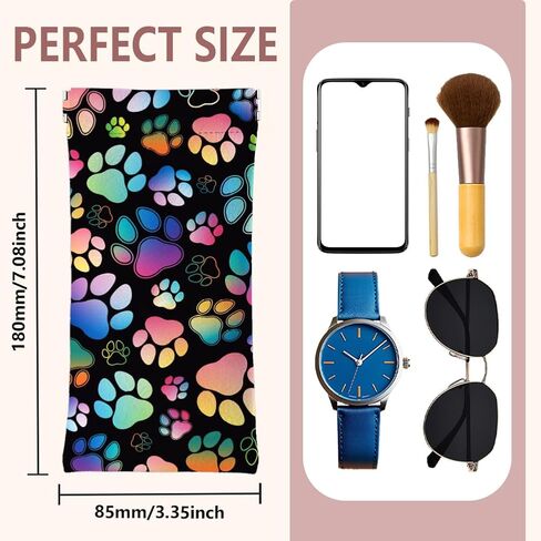 GLOBLELAND Colorful Butterfly Soft Glasses Case Insect Squeeze Top Eyeglass Case Travel PU Leather Sunglass Bag Portable Sunglasses Pouch for Women Men in Saudi Arabia
