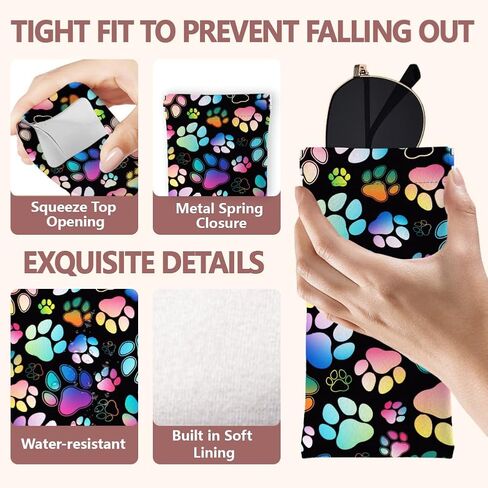 GLOBLELAND Colorful Butterfly Soft Glasses Case Insect Squeeze Top Eyeglass Case Travel PU Leather Sunglass Bag Portable Sunglasses Pouch for Women Men in Saudi Arabia