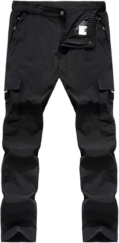 Quick Dry Cargo Pants Men's Outdoor Casual Workout Breathable Hiking Pant with Multi-Pocket in Saudi Arabia