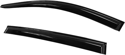 FreeMotor802® Tape-on Window Windows Diplectors Diplectors Rain Rain Main Agens ، متوافق مع 2021-2024 Volkswagen ID.4 ، الأسود أكريليك 6 قطع in Saudi Arabia