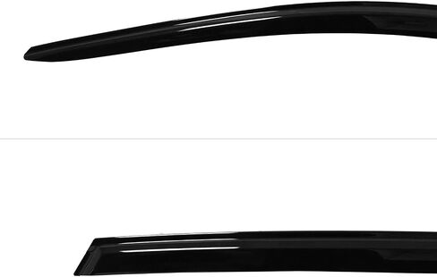 FreeMotor802® Tape-on Window Windows Diplectors Diplectors Rain Rain Main Agens ، متوافق مع 2021-2024 Volkswagen ID.4 ، الأسود أكريليك 6 قطع in Saudi Arabia
