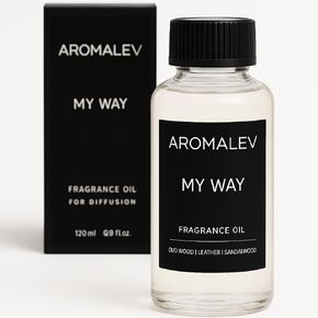 My Way Fragrance Oil Inspired by The 1 Hotel Miami Beach, Luxury Diffuser Blend with Notes of Oud Wood, Leather, and Sandalwood | Long Lasting Aroma | 120ml, 4.10 fl oz in Saudi Arabia