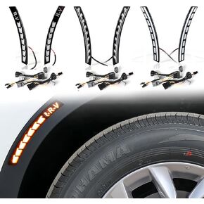 LED Side Fenders Marker Lights for 2023 2024 2025 Honda CRV CR-V DRL Lights (Style 1-DFK) in Kuwait