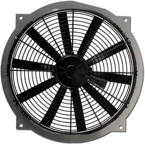 Dewitts 16-Inch Electric Fan Kit for 1984-1989 C4 Corvette, 18-Inch Length, Aluminum, 2.36E+3 CFM, 12V, 2.36E+3 RPM, Plug-and-Play, Fits Radiator, Corvette Cooling Fan Upgrade in Saudi Arabia