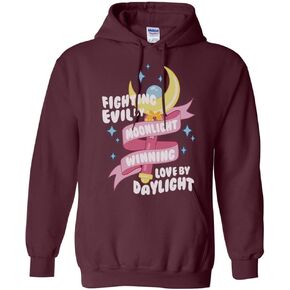 Fighting Evil by Moonlight, Winning Love by Daylight Hoodie Sweatshirt Unisex in Saudi Arabia