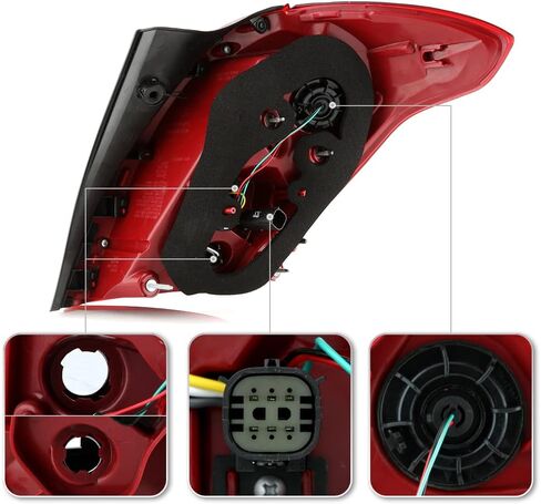 Acanii - لعام 2017-2022 Buick Encore Red Clear Oe Style Style LED LED LED LID LID in Saudi Arabia