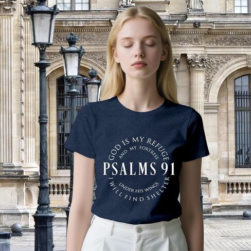 Christian Shirts for Women Jesus Shirt God is My Refuge Tshirt in Saudi Arabia