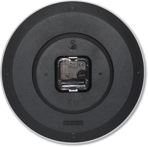 Universal UNV10461 12 in. Overall Diameter Whisper Quiet Clock - White Case in Saudi Arabia