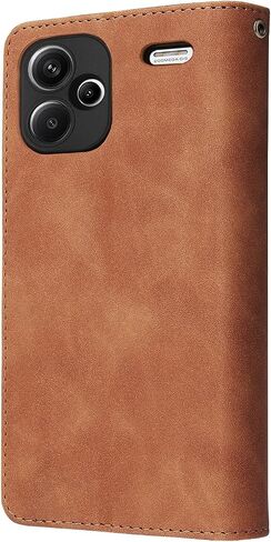 ASUWISH متوافق مع Xiaomi Redmi Note 13 Pro Plus 5g محفظة الحافظة الحامي الشاشة الزجاجية ووقت الوجه الجلدي ملحقات خلية الخلية الحالات للهاتف Note13proplus الرجال الأسود in Kuwait