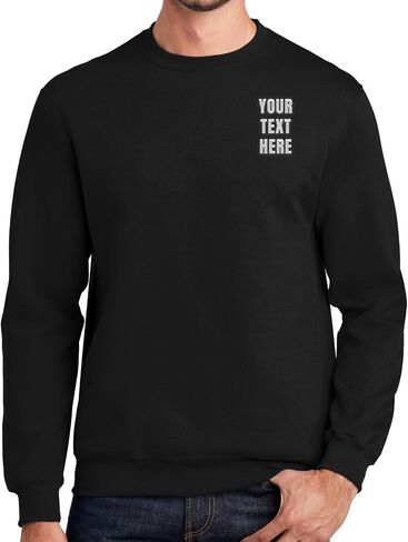 GotPrint Custom Crewneck Sweatshirt | Personalized Embroidered Sweatshirts for Men, Women, Unisex - Add Your Logo, Text in Saudi Arabia