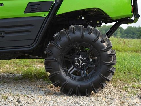 SuperATV Arched Rear A-Arms Compatible with Kawasaki Teryx/Teryx 4 (See Fitment) - Black in Saudi Arabia