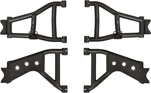 SuperATV Arched Rear A-Arms Compatible with Kawasaki Teryx/Teryx 4 (See Fitment) - Black in Saudi Arabia
