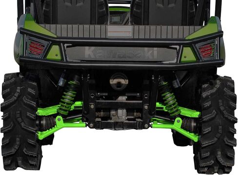 SuperATV Arched Rear A-Arms Compatible with Kawasaki Teryx/Teryx 4 (See Fitment) - Black in Saudi Arabia