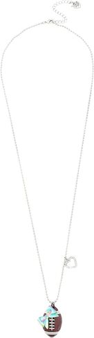 Betsey Johnson Women's Kick of Football Pendant Necklace in Kuwait
