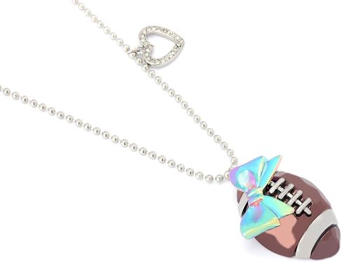 Betsey Johnson Women's Kick of Football Pendant Necklace in Kuwait