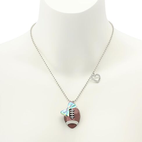 Betsey Johnson Women's Kick of Football Pendant Necklace in Kuwait