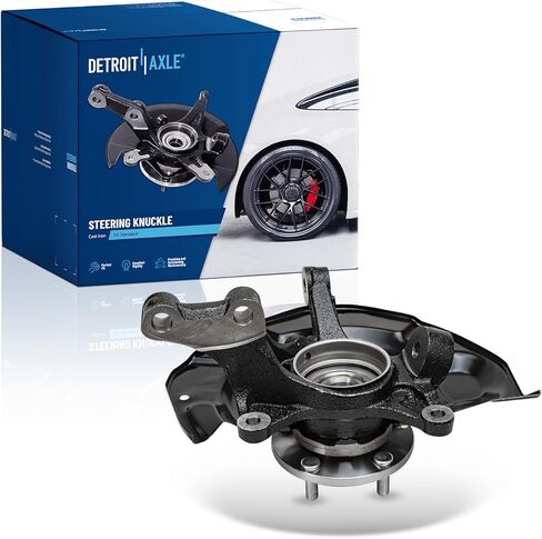Detroit Axle - Front Right Steering Knuckle for Lexus RX330 RX350 RX400h Toyota Highlander, Passenger Side Steering Knuckle & Wheel Bearing Hub Assembly Replacement in Saudi Arabia