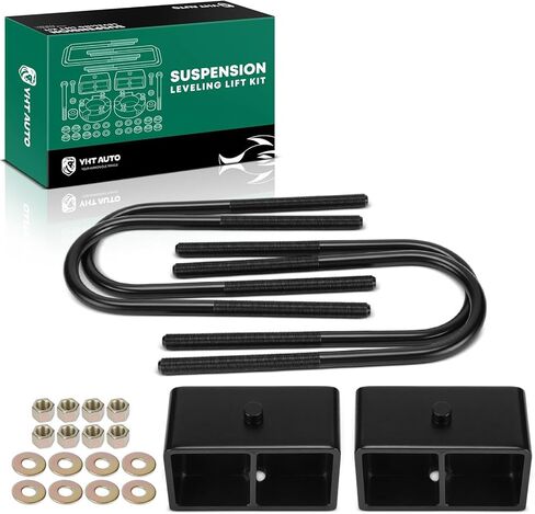 yhtauto 3 بوصة مجموعة الرفع الخلفي مجموعة التوافق مع Dodge RAM 1500 1994-2001 ، RAM 2500/3500 1994-2002 ، RWD ، الصلب U-bolts مع كتل الرفع مجموعة التعليق مجموعة مجموعة مع مجموعة أجهزة 6 من 6 in Saudi Arabia