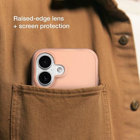 حالة Apple Magsafe Slim Slim لـ iPhone 16-8 FT Drop Protection -حالة iPhone Apple ضئيلة ودائمة وخفيفة الوزن مع مغناطيس مدمج لشحن Magsafe -Clear in Kuwait