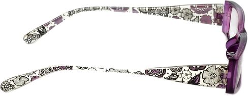 Calabria 4957 Rectangular Designer Floral Reading Glasses Womens Cute Trendy Single Power Readers Stylish Fashion Eyeglasses in Saudi Arabia