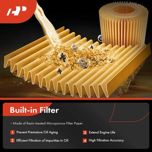 A-Premium Engine Oil Cooler and Oil Filter Housing - Compatible with Mini and BMW Vehicles - Cooper 2014-2019, Cooper Clubman 2016-2019, Cooper Countryman 2017-2022, X1, X2, i8-1.5L 1.6L 2.0L in Saudi Arabia