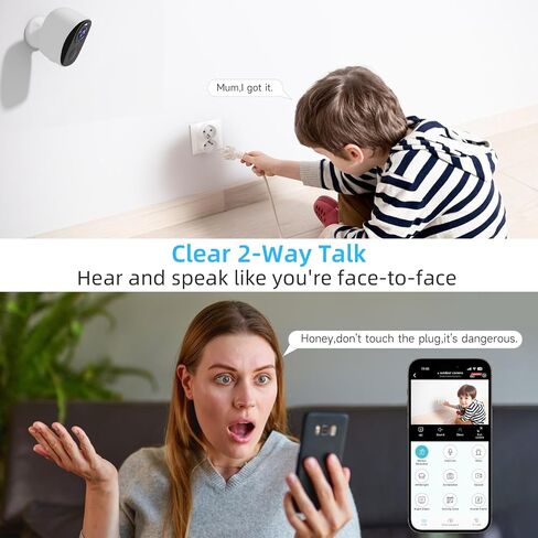 5G/2.4G Solar Security Cameras Wireless Outdoor, 2K Battery Camera w/Solar Panel,Siren Alarm,Color Night Vision, 2-Way Talk,Waterproof, Works/Alexa,No Monthly Fee,Wifi Camera for Outdoor Surveillance in Saudi Arabia