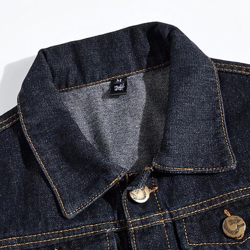 Denim Vest Men Casual Lapel Button Down Ripped Jean Vest Lightweight Vintage Distressed Sleeveless Jean Jacket Outerwear in Saudi Arabia