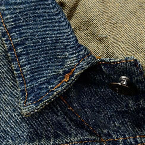 Denim Vest Men Casual Lapel Button Down Ripped Jean Vest Lightweight Vintage Distressed Sleeveless Jean Jacket Outerwear in Saudi Arabia