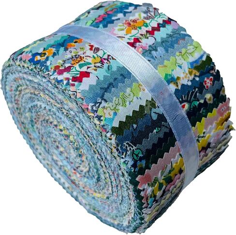 40 شرائط من القماش لفة الهلام للخياطة ، نسيج قطني 100 ٪ لصياغة خياطة اللحف ، حزم النسيج المسبق ، غابة خضراء مسبقة. in Kuwait