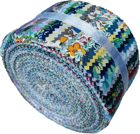 40 شرائط من القماش لفة الهلام للخياطة ، نسيج قطني 100 ٪ لصياغة خياطة اللحف ، حزم النسيج المسبق ، غابة خضراء مسبقة. in Kuwait