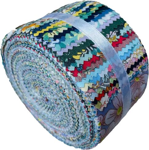 40 شرائط من القماش لفة الهلام للخياطة ، نسيج قطني 100 ٪ لصياغة خياطة اللحف ، حزم النسيج المسبق ، غابة خضراء مسبقة. in Kuwait