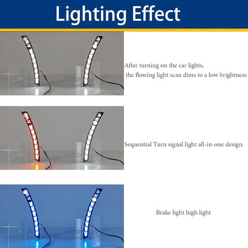 LED Side Fenders Marker Lights for 2023 2024 2025 Honda CRV CR-V DRL Lights (Style 1-DFK) in Kuwait